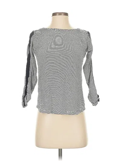 Pre-owned Talbots 3/4 Sleeve T-shirt In Gray