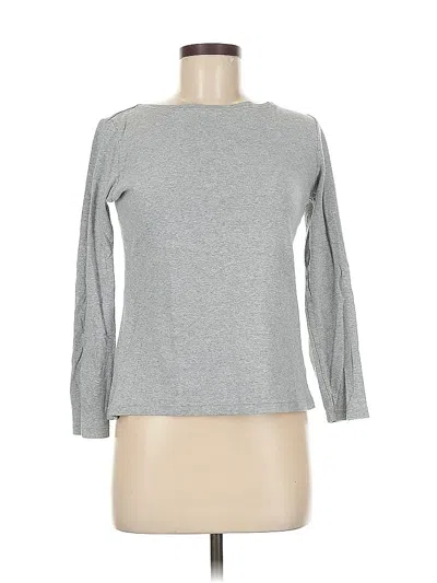 Pre-owned Talbots 3/4 Sleeve T-shirt In Gray
