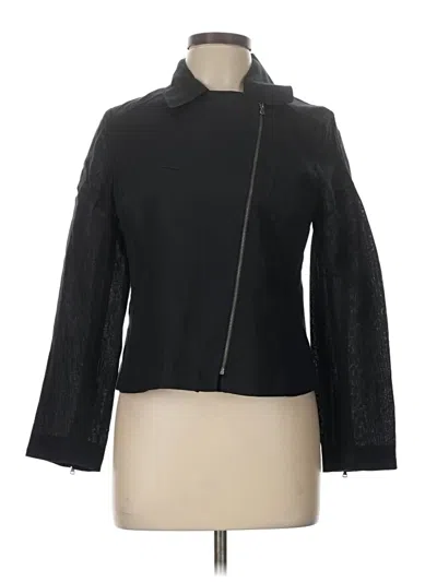 Pre-owned Talbots 3/4 Sleeve Top Black Mock Neckline Tops