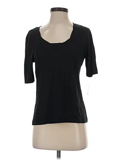 Talbots 3/4 Sleeve T-shirt In Black