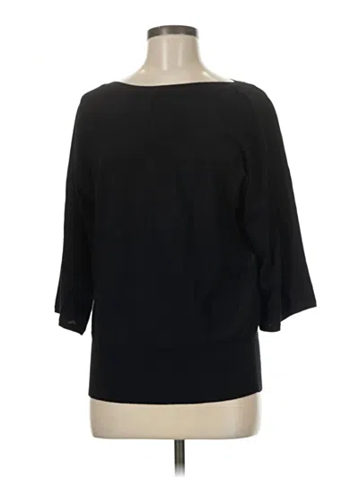 Pre-owned Talbots 3/4 Sleeve T-shirt In Black