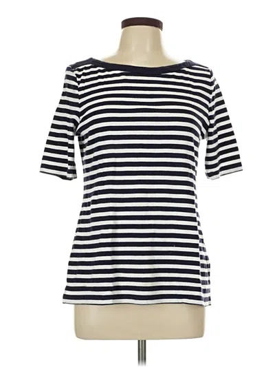 Pre-owned Talbots 3/4 Sleeve T-shirt In Black