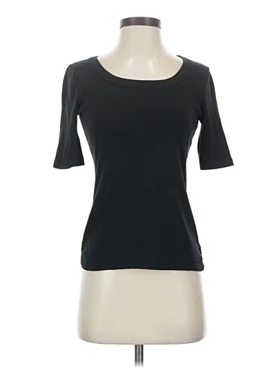 Pre-owned Talbots 3/4 Sleeve T-shirt In Black