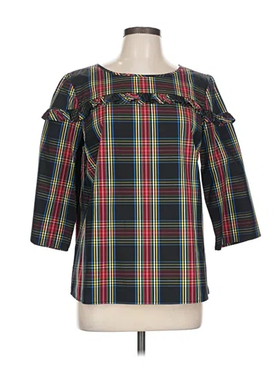 Pre-owned Talbots 3/4 Sleeve T-shirt In Black