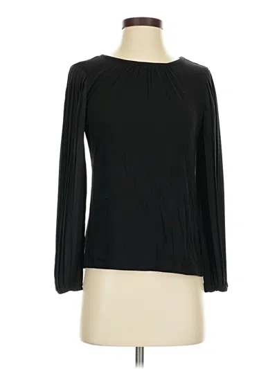 Pre-owned Talbots 3/4 Sleeve T-shirt In Black