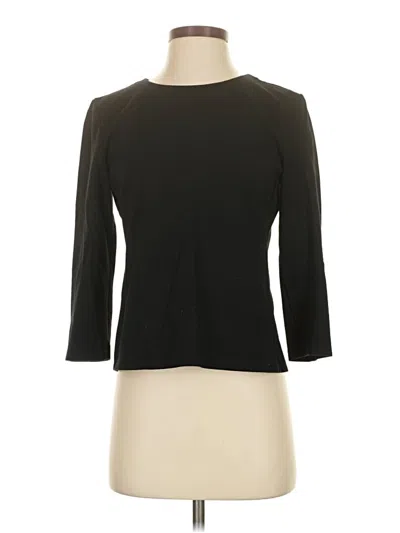 Pre-owned Talbots 3/4 Sleeve T-shirt In Black