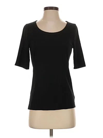 Pre-owned Talbots 3/4 Sleeve T-shirt In Black