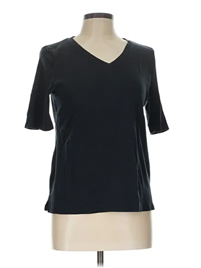 Pre-owned Talbots 3/4 Sleeve T-shirt In Black