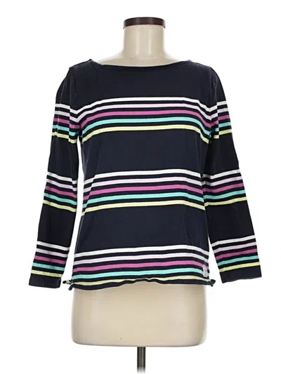 Pre-owned Talbots 3/4 Sleeve T-shirt In Blue