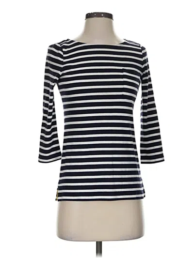 Pre-owned Talbots 3/4 Sleeve T-shirt In Blue