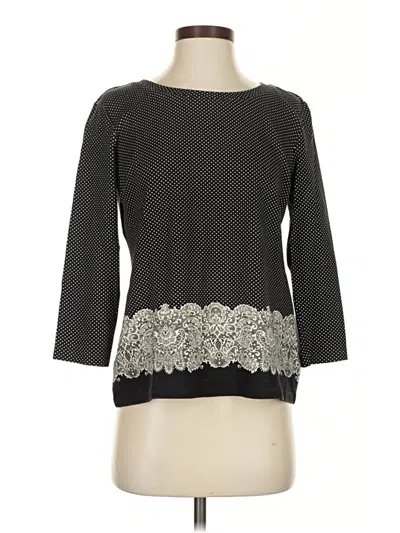 Pre-owned Talbots 3/4 Sleeve T-shirt In Gray