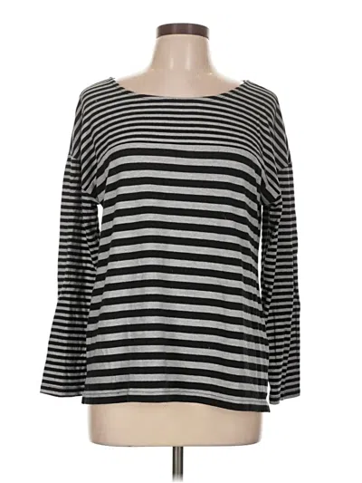 Pre-owned Talbots 3/4 Sleeve T-shirt In Gray