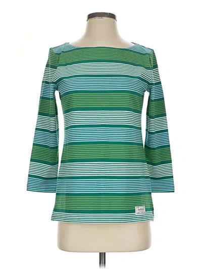 Pre-owned Talbots 3/4 Sleeve T-shirt In Green