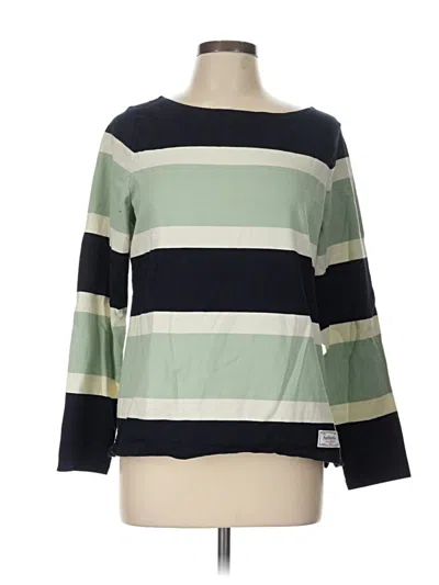 Pre-owned Talbots 3/4 Sleeve T-shirt In Green