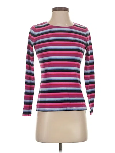 Pre-owned Talbots 3/4 Sleeve T-shirt In Pink