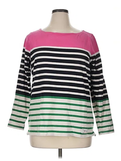 Pre-owned Talbots 3/4 Sleeve T-shirt In Pink