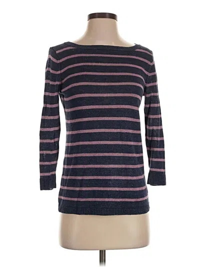 Pre-owned Talbots 3/4 Sleeve T-shirt In Purple