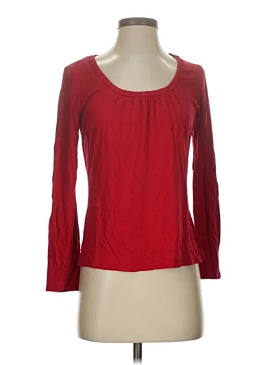 Pre-owned Talbots 3/4 Sleeve T-shirt In Red