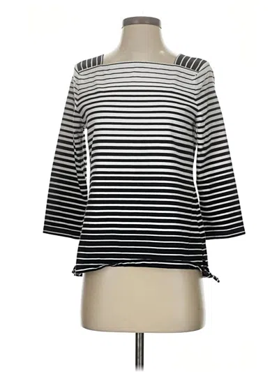 Pre-owned Talbots 3/4 Sleeve T-shirt In Silver