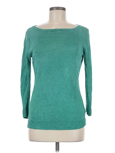 Pre-owned Talbots 3/4 Sleeve T-shirt In Teal