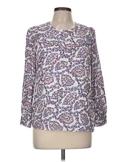 Pre-owned Talbots 3/4 Sleeve T-shirt In White