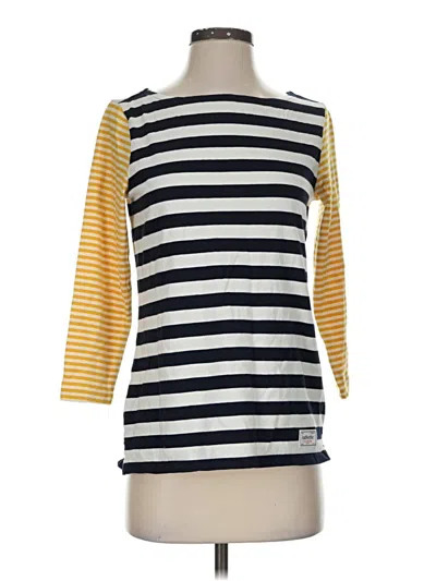 Pre-owned Talbots 3/4 Sleeve T-shirt In Yellow