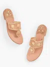 Talbots Â® Cork Sandals - Natural/gold - 8 1/2 M  In Natural,gold