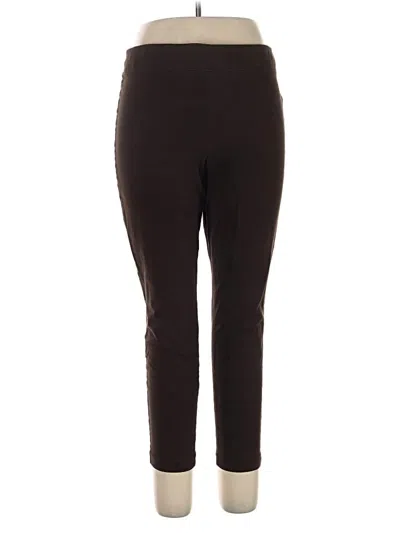 Pre-owned Talbots Active Pants In Brown