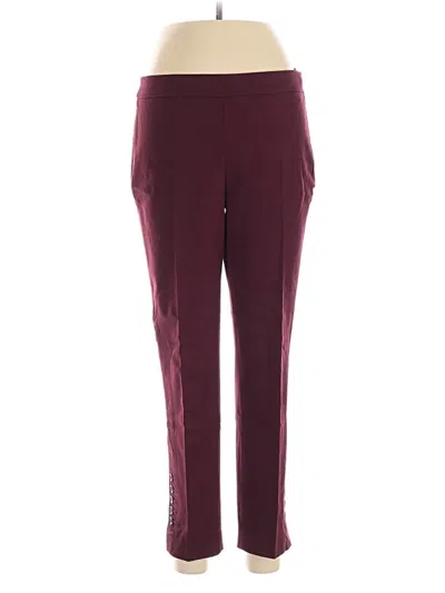 Pre-owned Talbots Active Pants In Burgundy