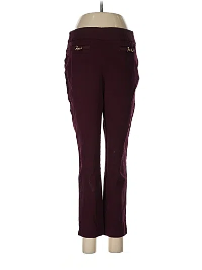 Pre-owned Talbots Active Pants In Burgundy