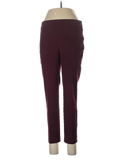 Pre-owned Talbots Active Pants In Burgundy