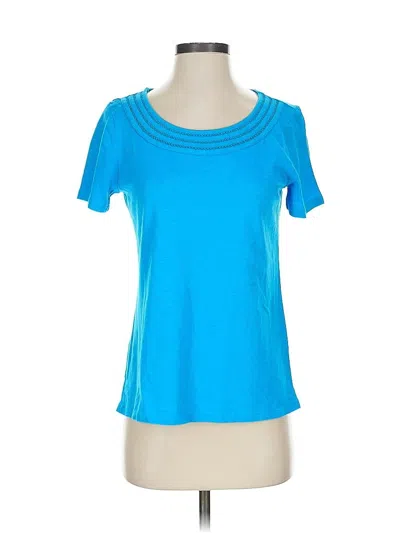 Pre-owned Talbots Active T-shirt In Blue
