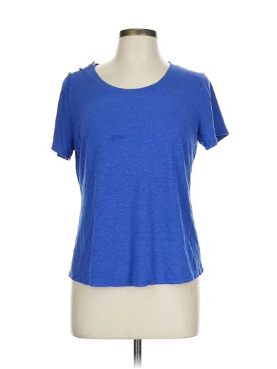 Pre-owned Talbots Active T-shirt In Blue