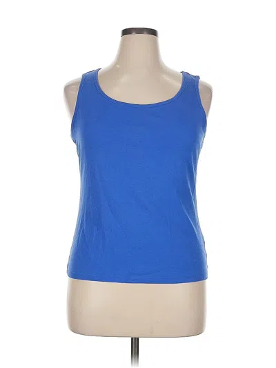 Pre-owned Talbots Active Tank Top In Blue
