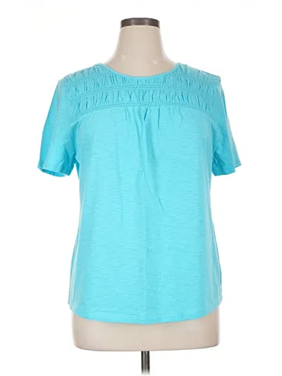 Pre-owned Talbots Active T-shirt In Blue