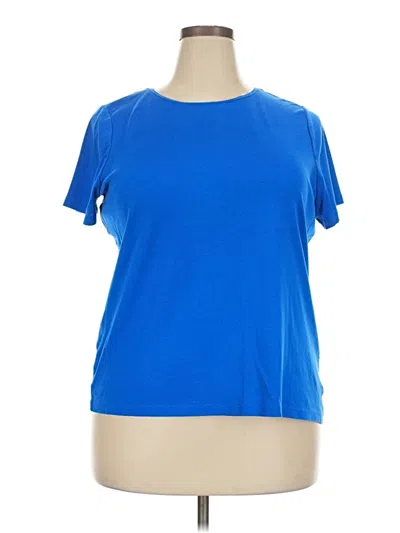 Pre-owned Talbots Active T-shirt In Blue