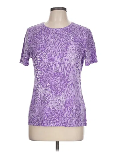 Pre-owned Talbots Active T-shirt In Purple