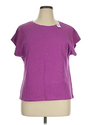 Pre-owned Talbots Active T-shirt In Purple