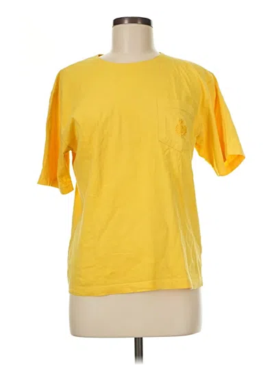 Pre-owned Talbots Active T-shirt In Yellow