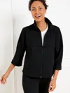 Talbots Performance Interlock Jacket - Black - Small  In Black
