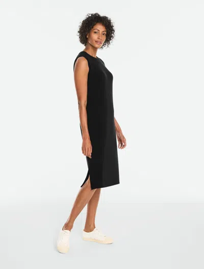 Talbots Airknit Stretch Tank Top Dress - Black - Xs