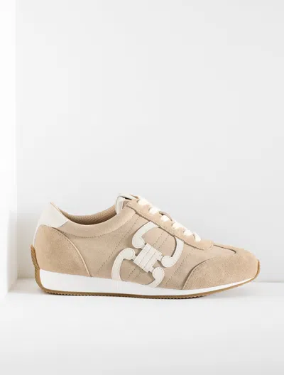 Talbots Alex Status Herringbone Suede Sneakers - Blue - 5m  In Brown