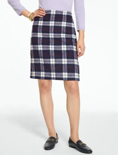 Talbots A-line Skirt - Hunting Plaid - Ivory - 2