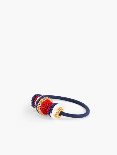 Talbots Americana Hair Tie - Red - 001