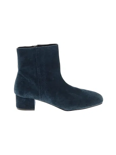 Pre-owned Talbots Ankle Boots In Blue