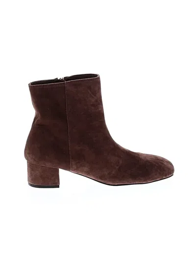 Pre-owned Talbots Ankle Boots In Brown