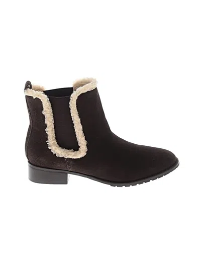 Pre-owned Talbots Ankle Boots In Brown