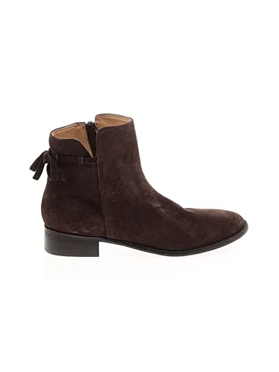 Pre-owned Talbots Ankle Boots In Brown
