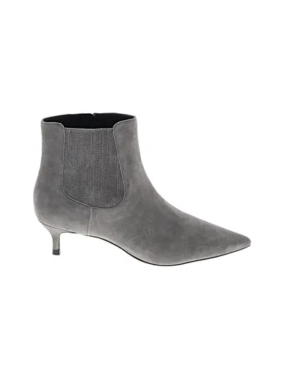 Pre-owned Talbots Ankle Boots In Gray