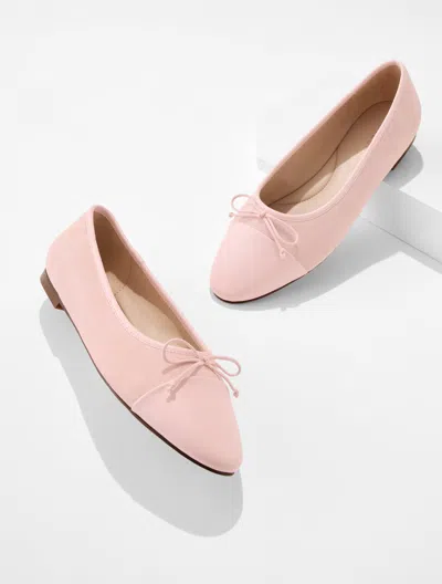 Talbots Ansly Nappa Suede Ballet Flats - Delicate Rose - 5m  In Pink